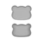 We Might Be Tiny Bear Snackie Grey