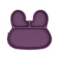 We Might Be Tiny Bunny Stickie Plate Plum-1973194214237933568
