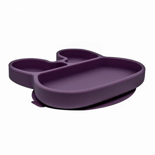 We Might Be Tiny Bunny Stickie Plate Plum-1973194214237933569