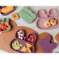 We Might Be Tiny Bunny Stickie Plate Plum-1973194214237933570