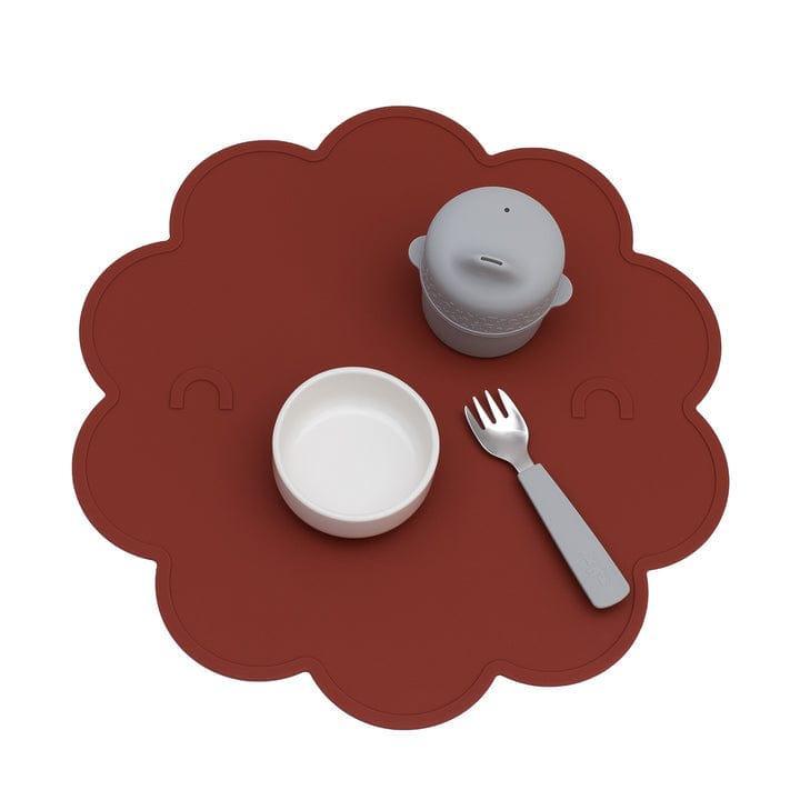 We Might Be Tiny Jelly Placie Silicone Placemat - Rust