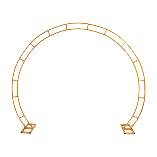 Wedding Arch 260cm Gold Metal Round Balloon Birthday Party