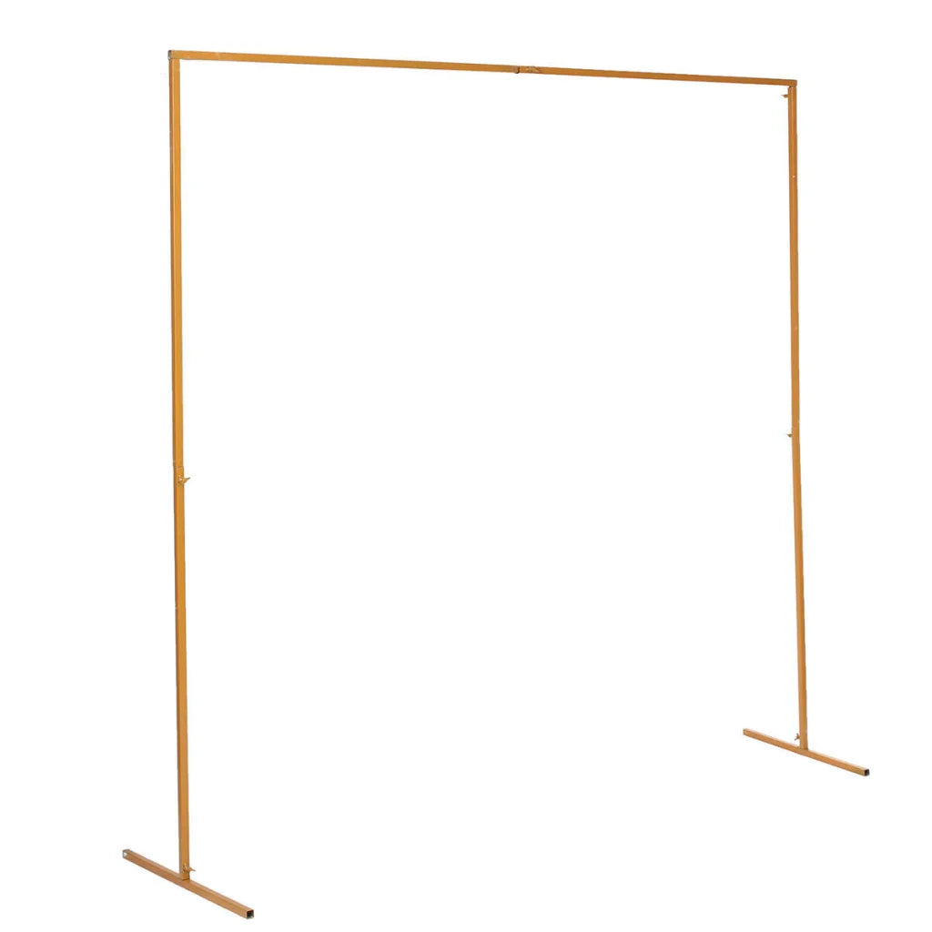 Wedding Arch Gold Square Backdrop Flower Display Stand