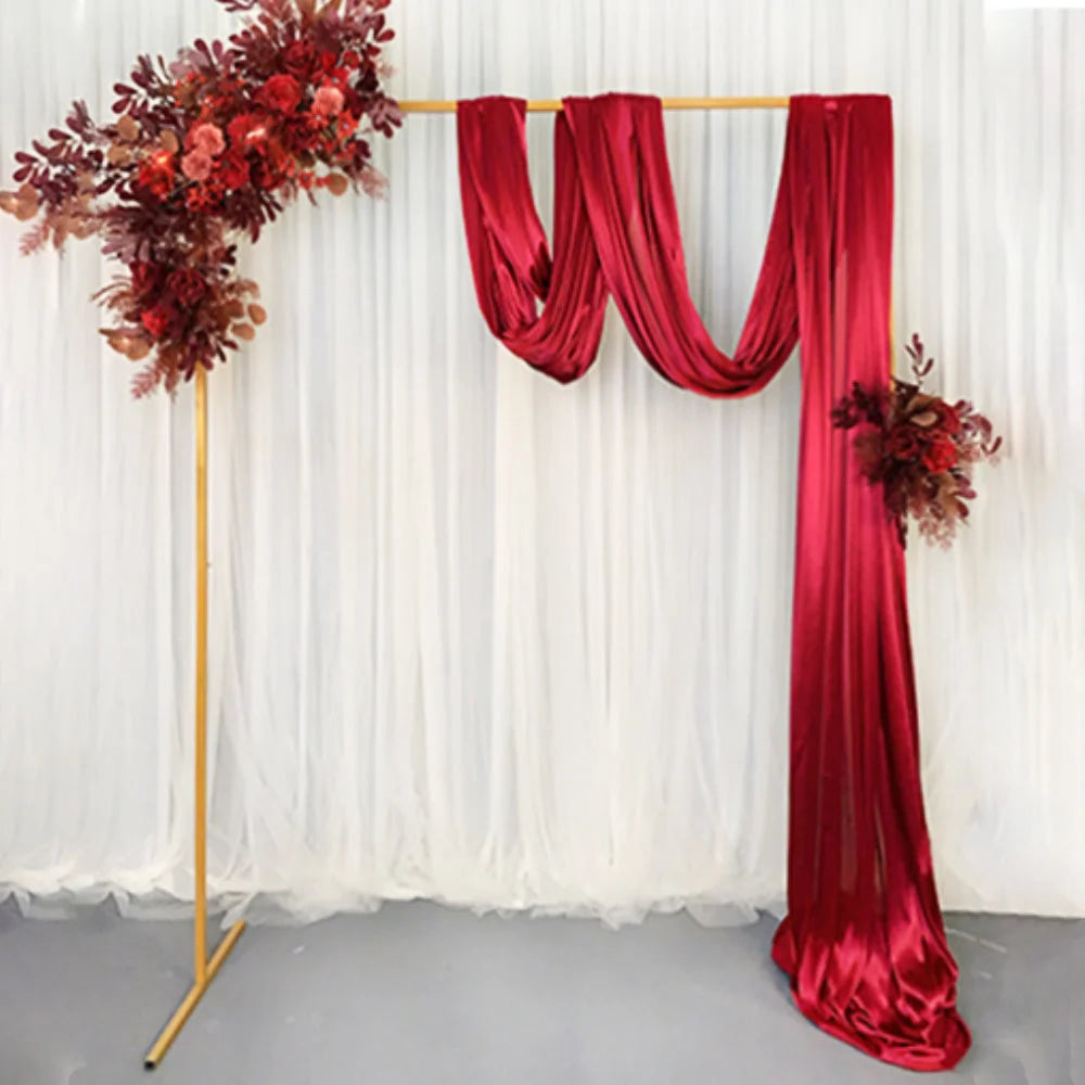 Wedding Arch Gold Square Backdrop Flower Display Stand