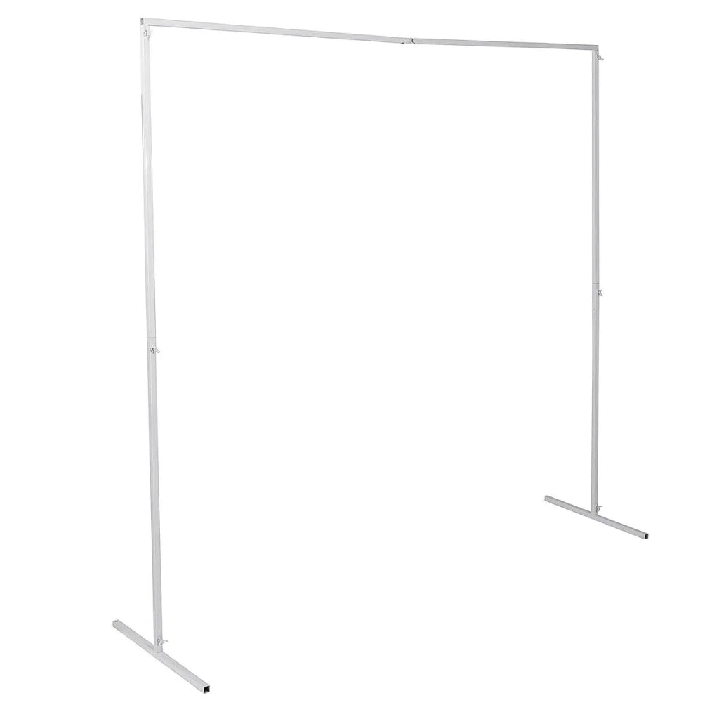 Wedding Arch White Square Backdrop Flower Display Stand