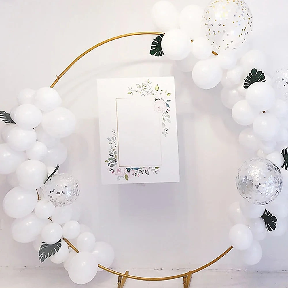 Wedding Hoop Round Circle Arch 2m Backdrop Flower