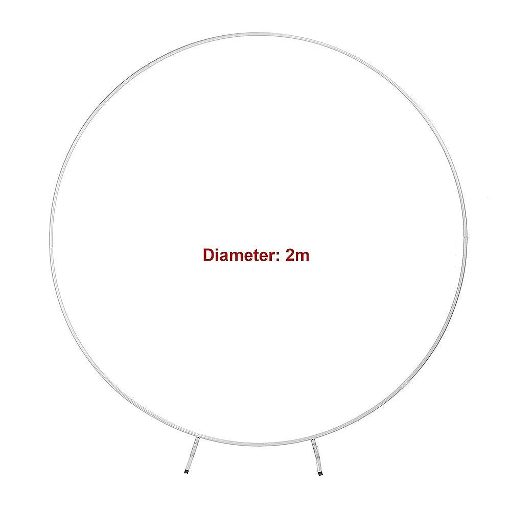 Wedding Hoop Round Circle Arch 2M Backdrop Flower Display