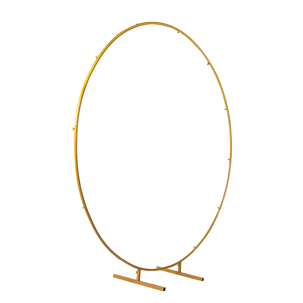 Wedding Hoop Round Circle Arch 2m Backdrop Flower Display Stand Frame Background