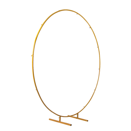 Wedding Hoop Round Circle Arch 2m Backdrop Flower Display Stand Frame Background