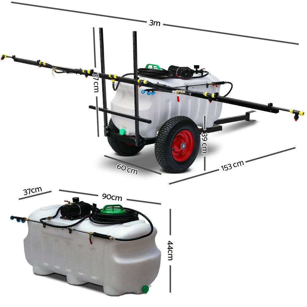 Weed Sprayer 100L Tank with Trailer - Giantz