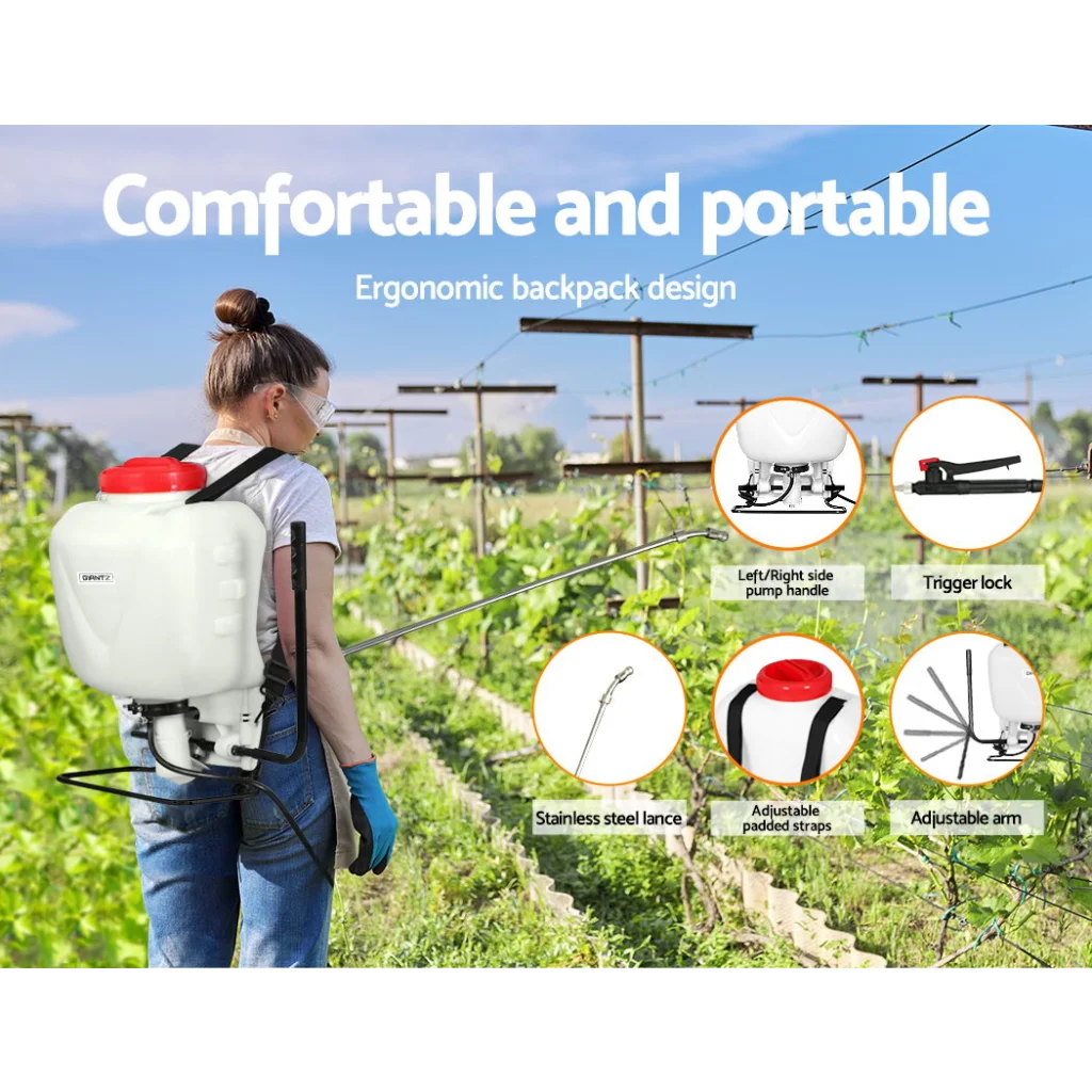 Weed Sprayer 15L Knapsack Backpack Garden Spray