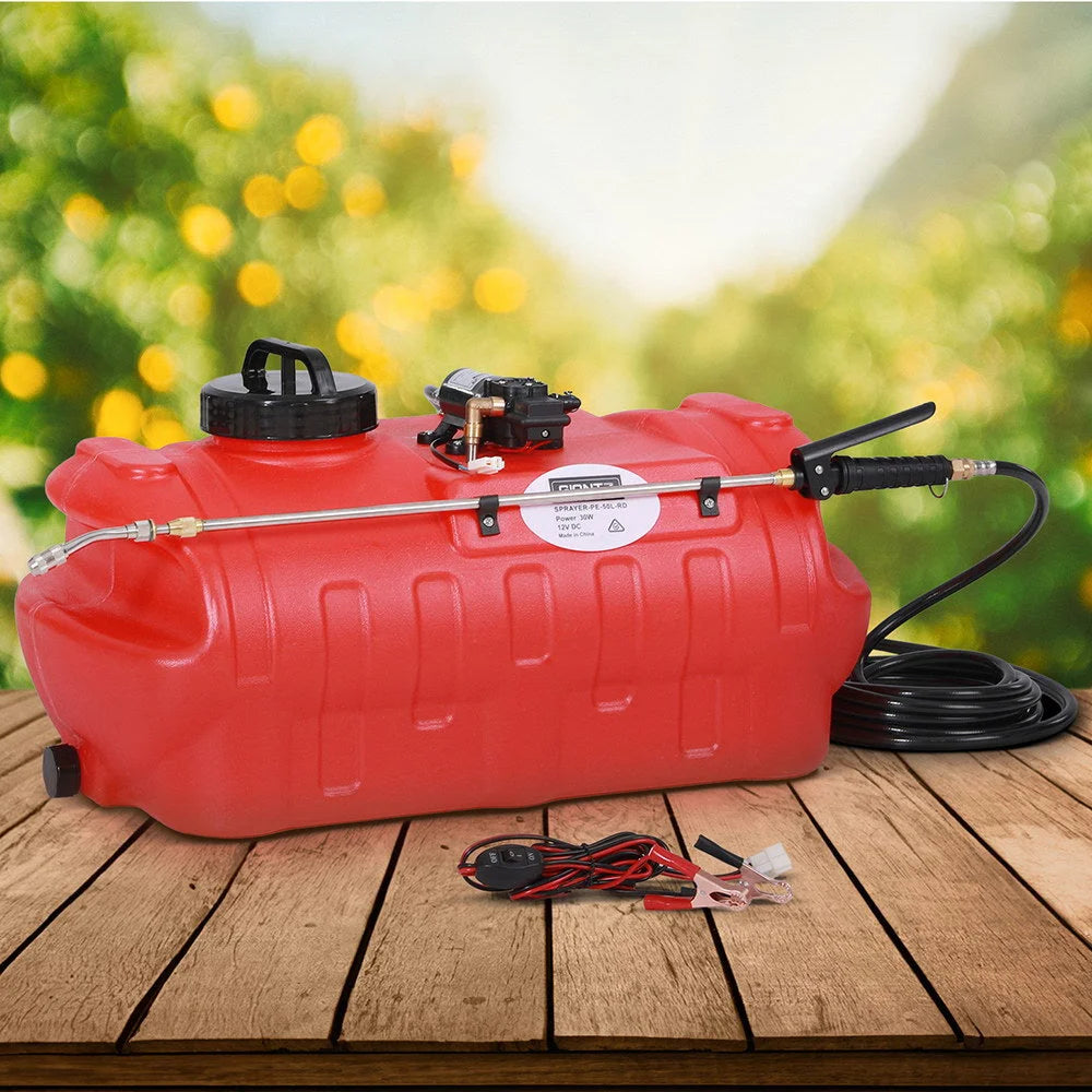 50l weed sprayer boom with pump spot spray giantz
