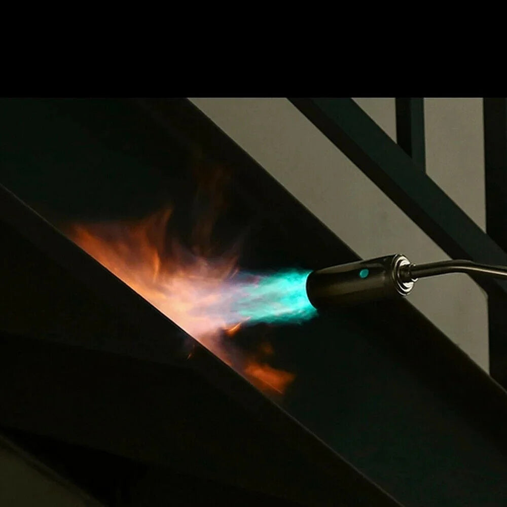 Weed Torch Burner Kit Shrub Weed Grass Killer Butane Gas