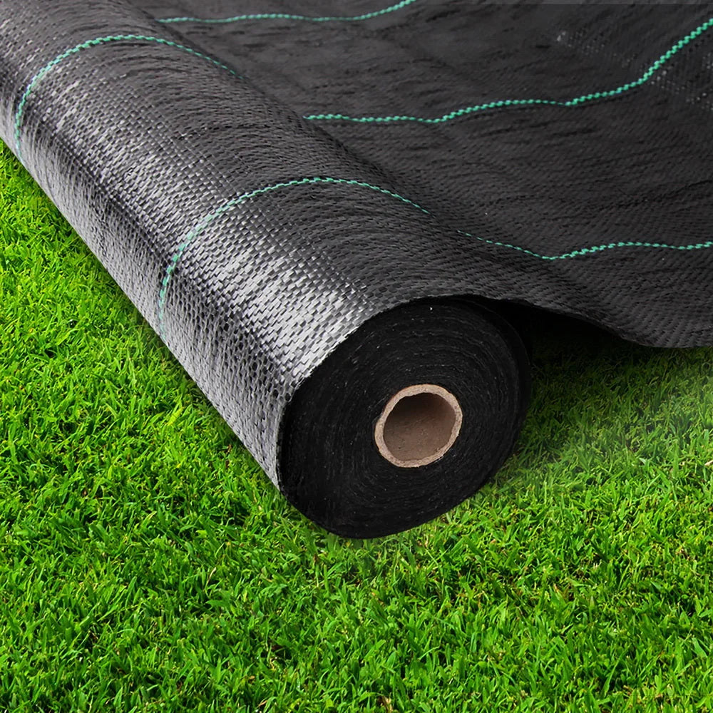 Weedmat 0.915×50m Woven Fabric Weed Control Gardening PE
