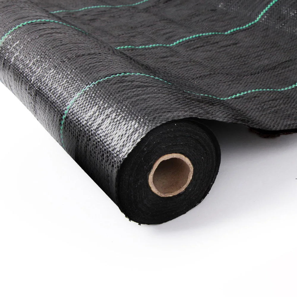 Weedmat 1.83×100m Woven Fabric Weed Control Gardening PE