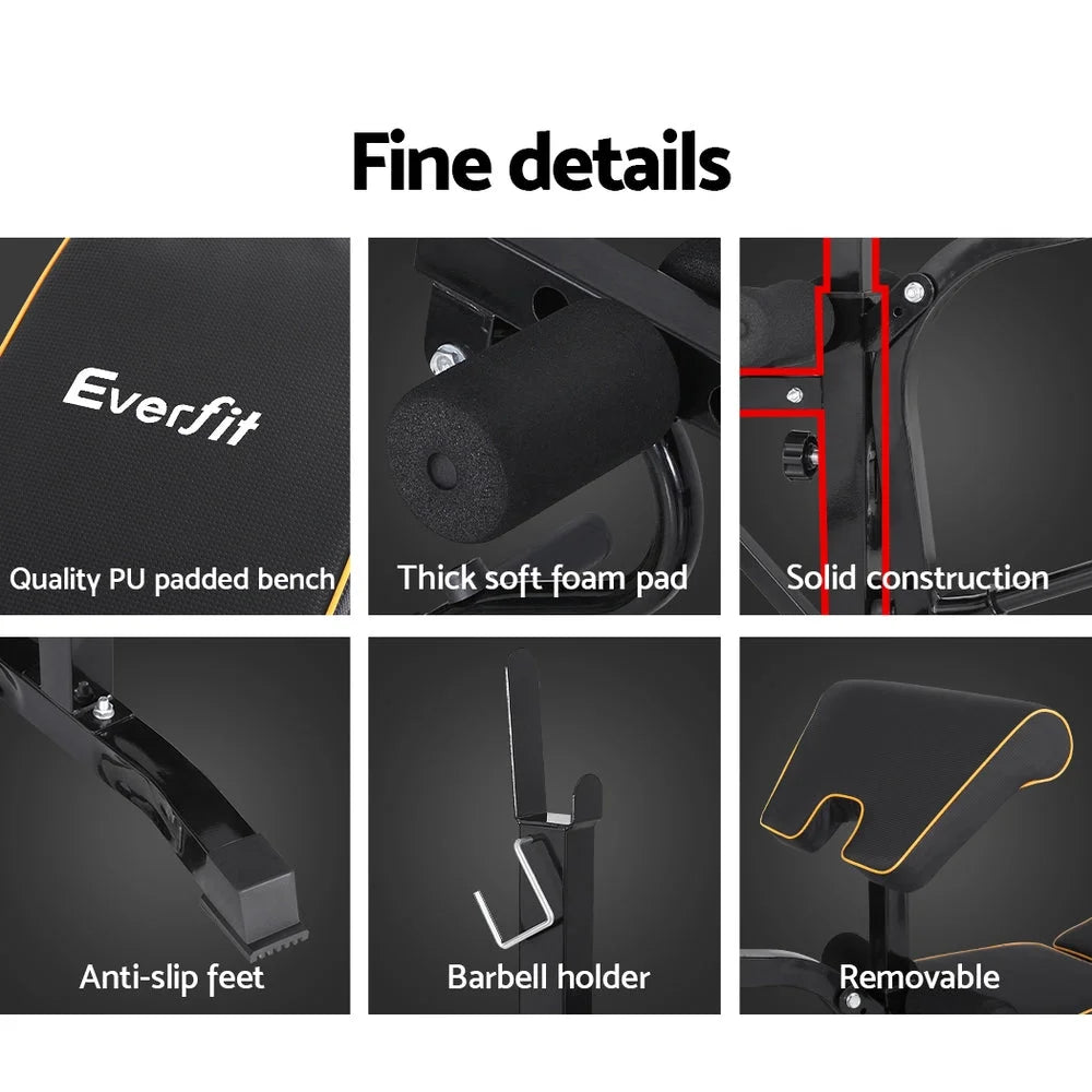 Weight Bench 10-in-1 Bench Press Home Gym Station 330KG