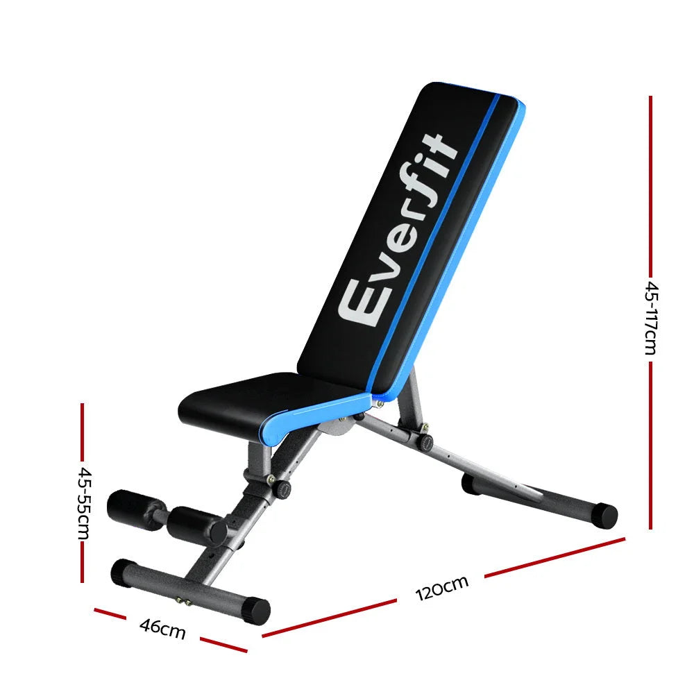 Weight Bench Adjustable FID Bench Press Home Gym 330kg