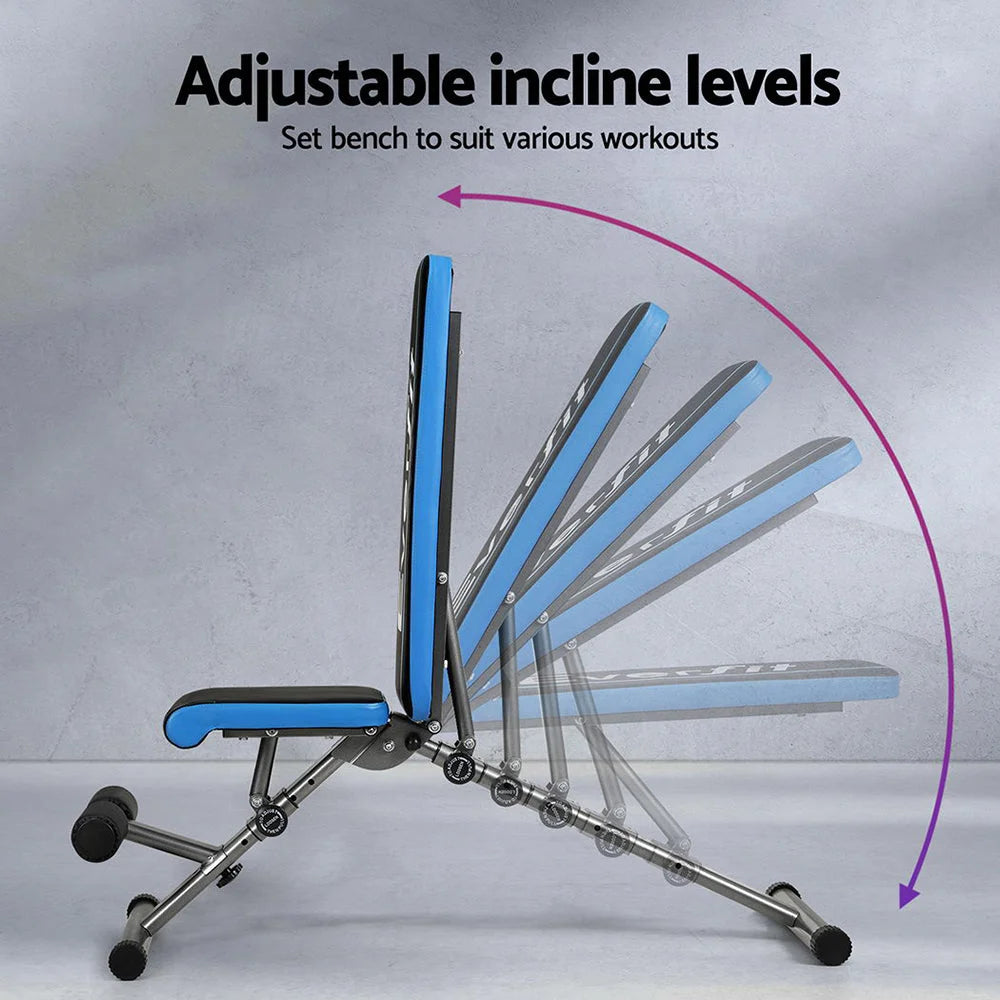 Weight Bench Adjustable FID Bench Press Home Gym 330kg