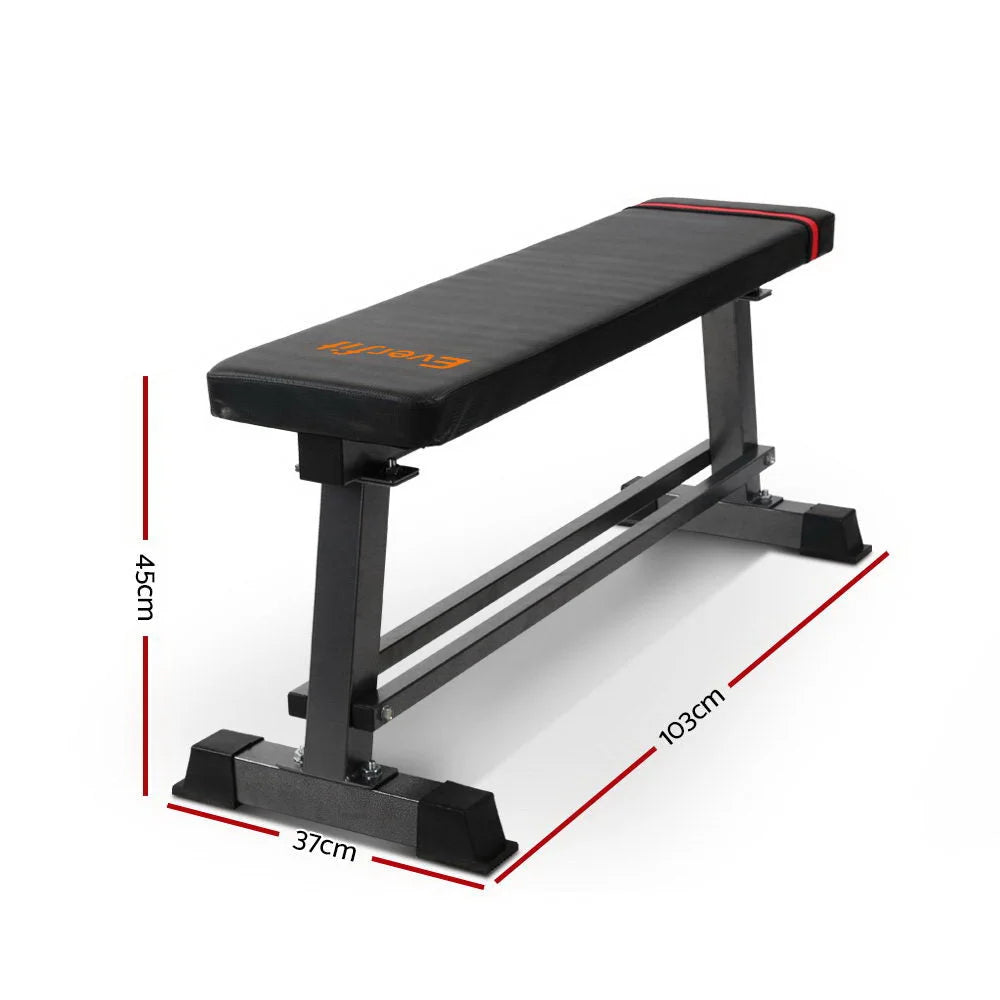 Weight Bench Flat Multi-Station Home Gym Squat Press