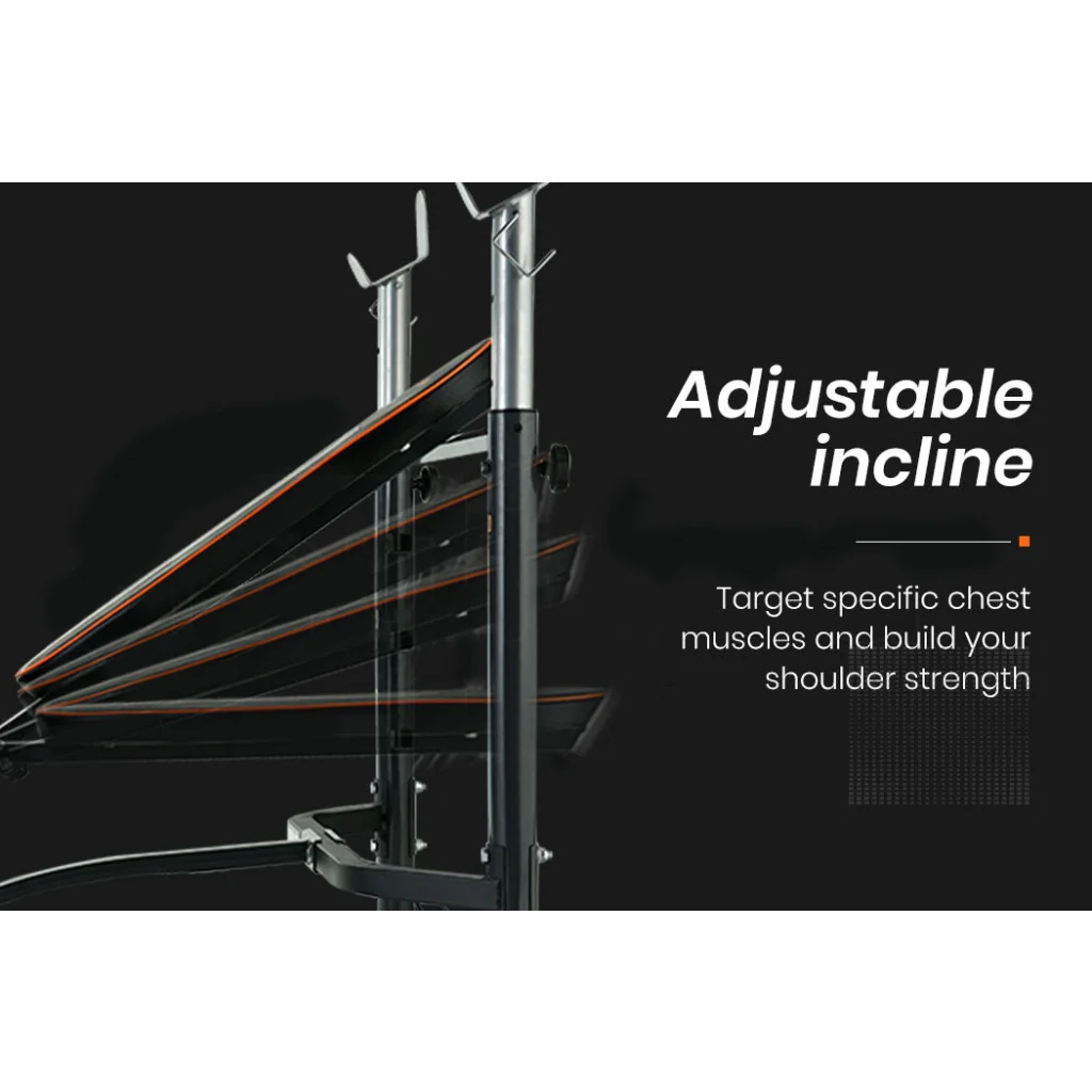 Weight Bench Workout Gym Press Adjustable Home Lifting