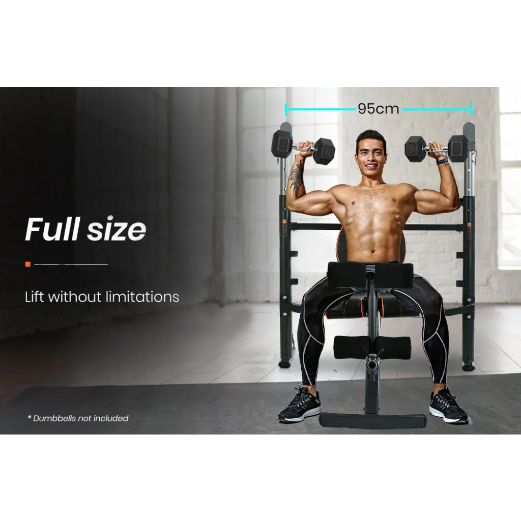 Weight Bench Workout Gym Press Adjustable Home Lifting