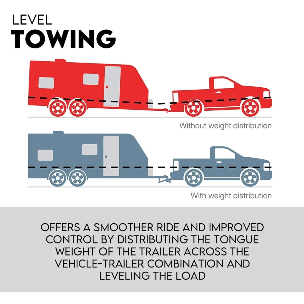 Weight Distribution Hitch System Load Leveller Caravan Anti
