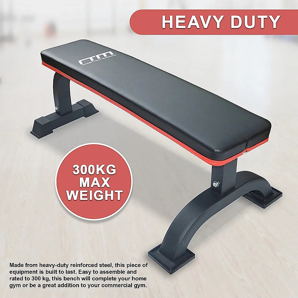Weight Lifting Bench - Commercial Flat - Fitness Accessories
