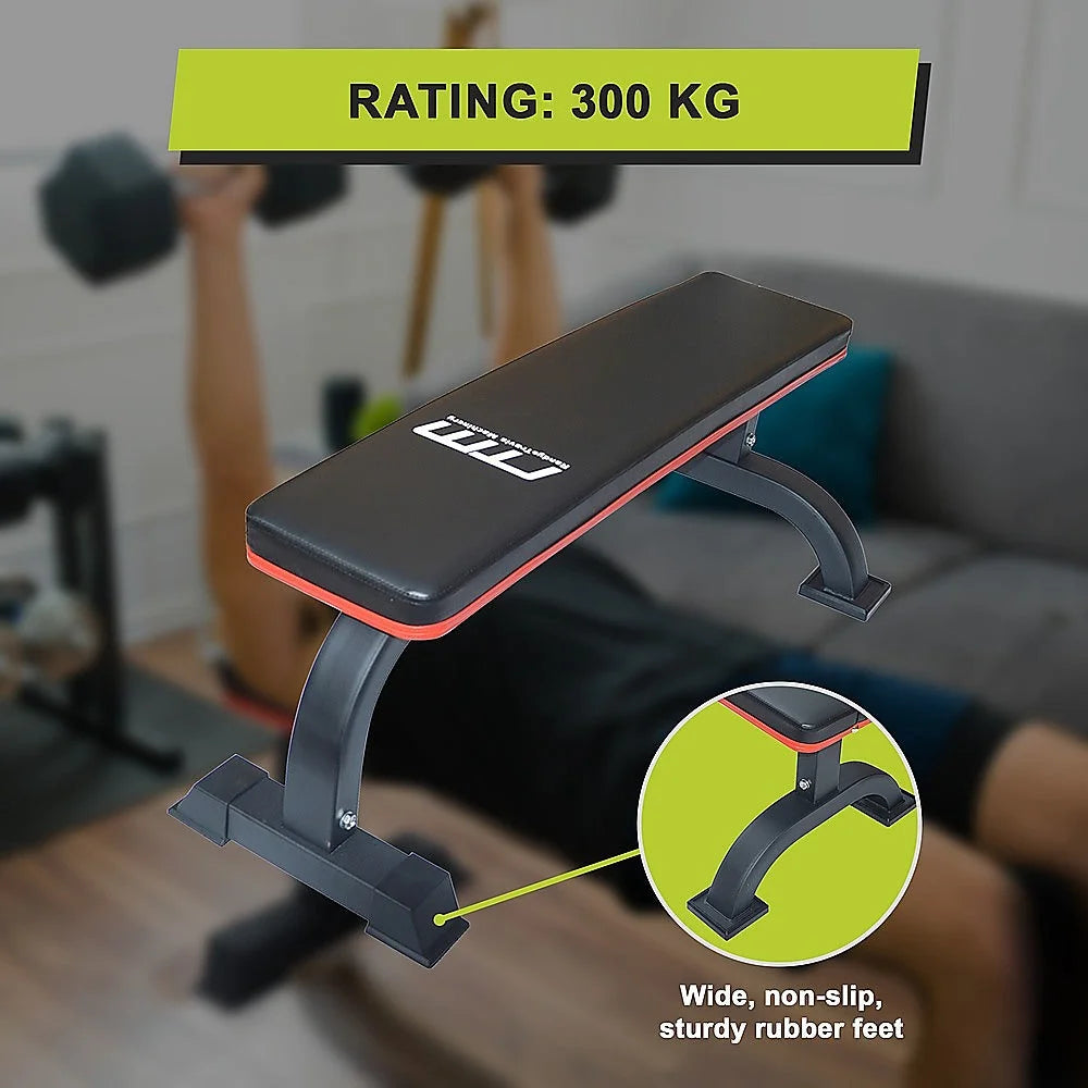 Weight Lifting Bench - Commercial Flat - Fitness Accessories