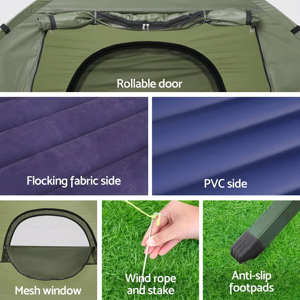Weisshorn 5-in-1 Camping Tent Cot 1-person Air Mattress