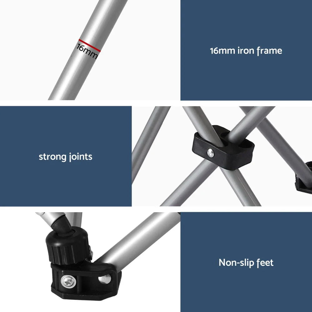 Weisshorn Camping Chair Reclining Adjustable Portable