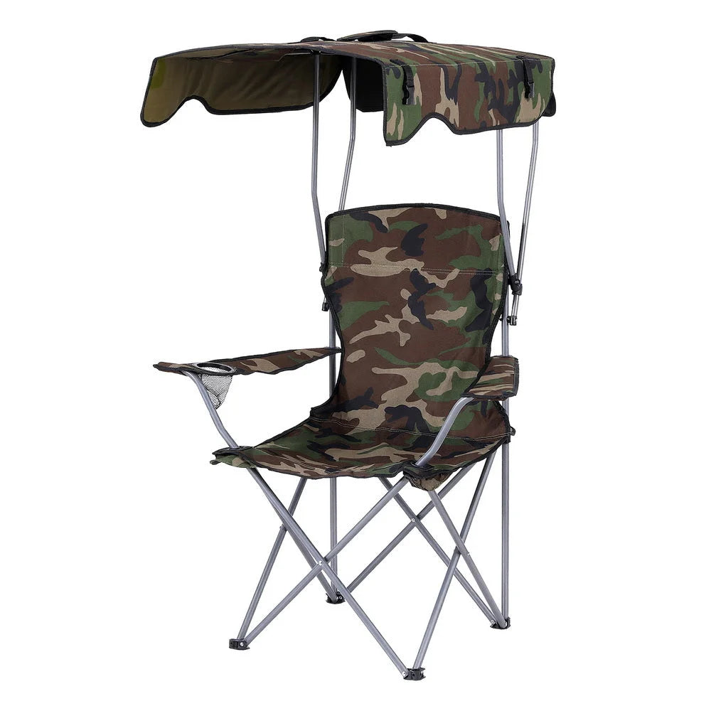 Weisshorn Camping Chair With Canopy Folding Outdoor