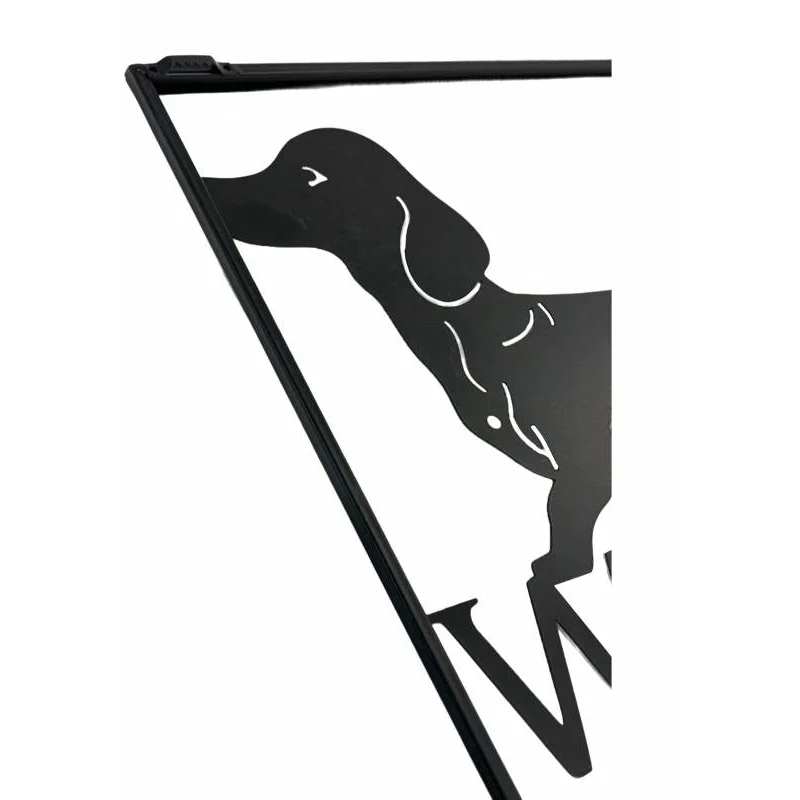 Welcome Dachshund Wall Art 40cm - Home & Garden > Wall Art