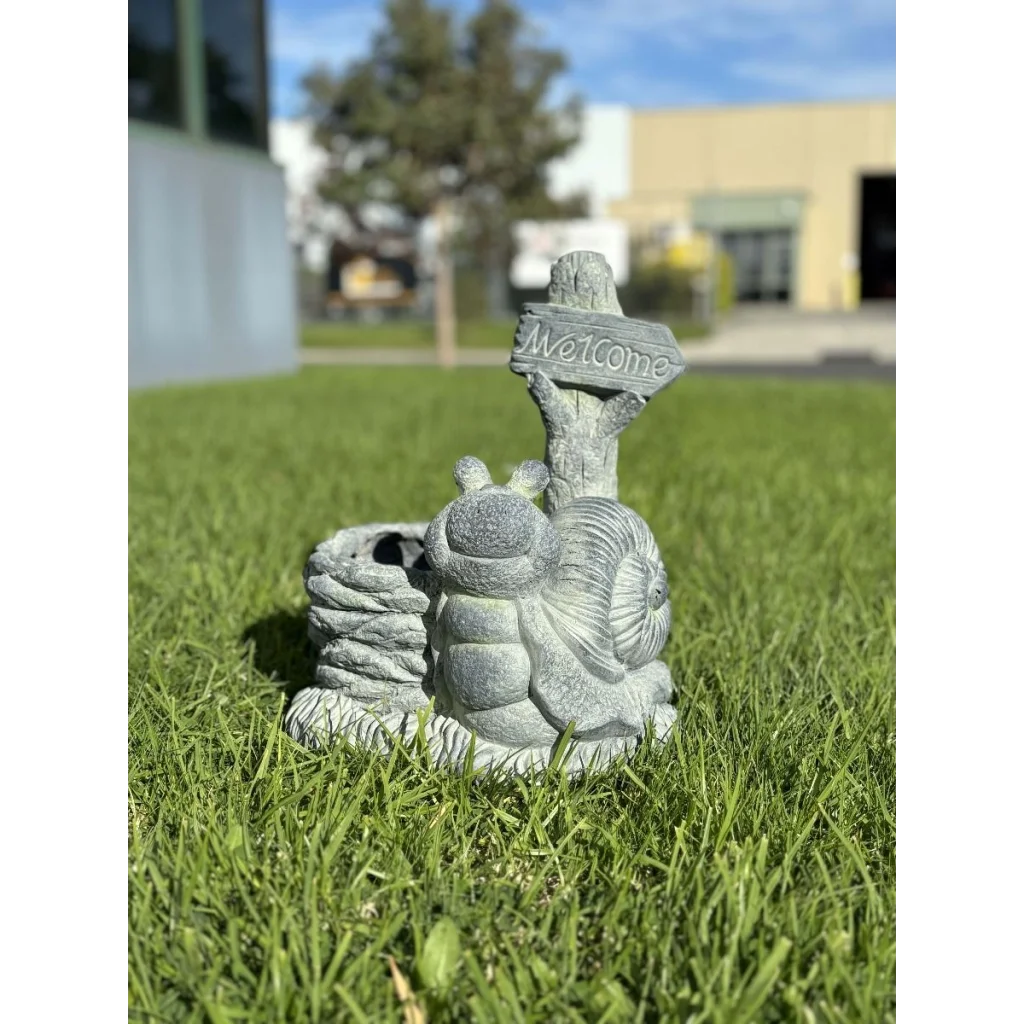 Welcome Snail Planter - Home & Garden > Artificial Plants >