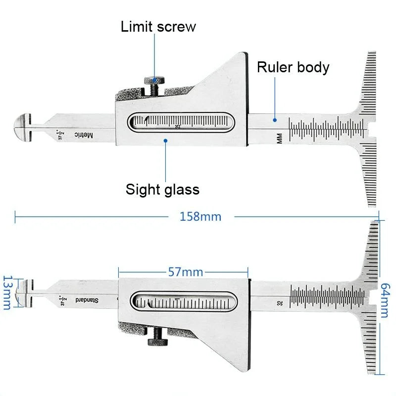 Weld Seam Welding Gauge - Wrong Side Ruler - Tools >