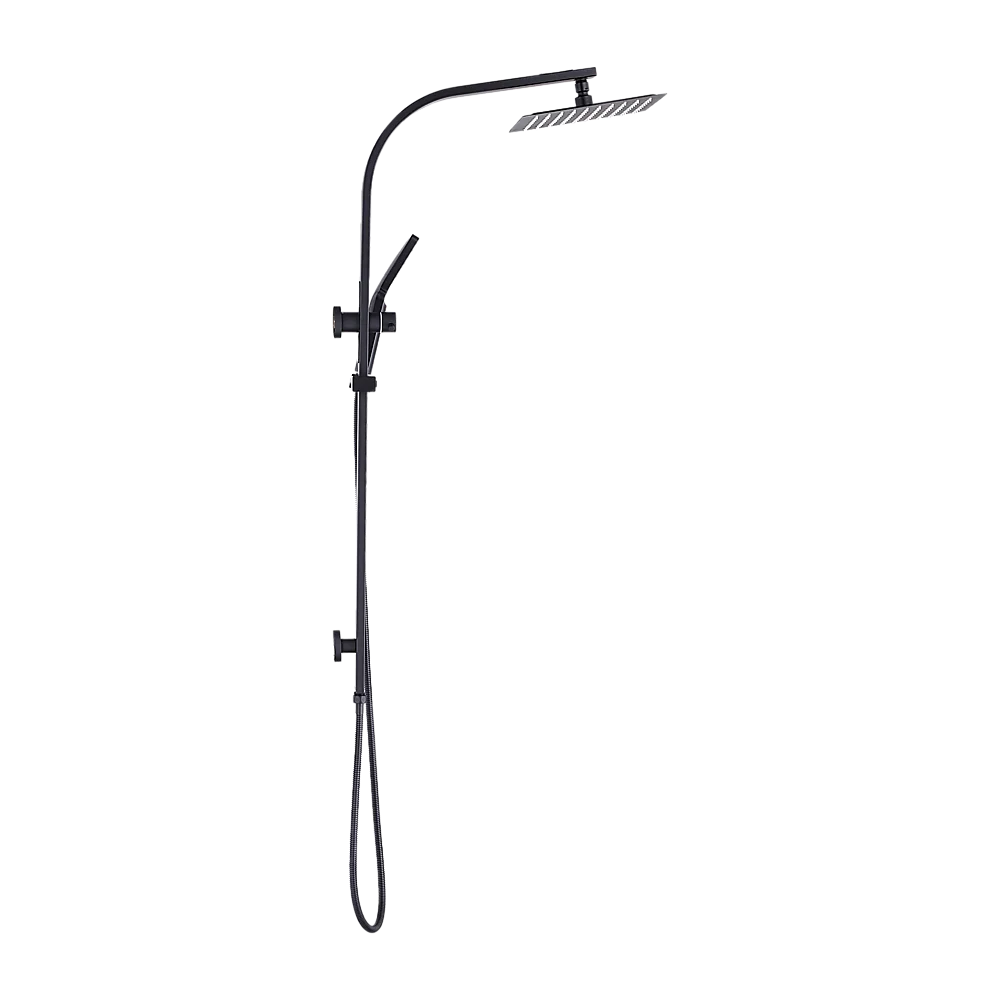 WELS 10’’ Rain Shower Head Set - Square Dual Heads