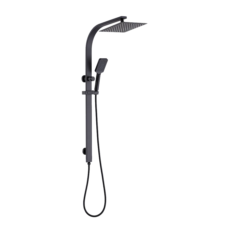 WELS 10’’ Rain Shower Head Set - Square Dual Heads