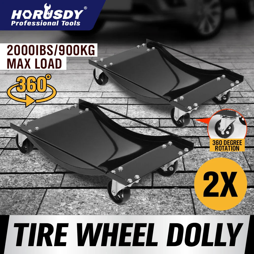 Wheel Dolly Car Positioning Jack 2-Piece 450kg Vehicle