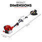 Whipper Snipper 4-Stroke Straight Shaft Line Trimmer 31CC
