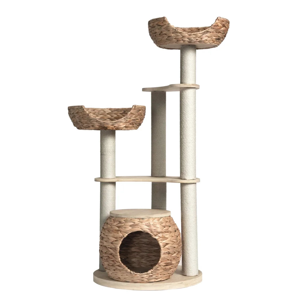 Whisker Wonderland Premium Eco Bamboo Cat Tree Large