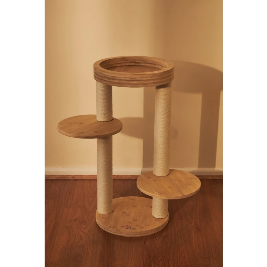 Whisker Wonderland Premium Eco Bamboo Cat Tree Small