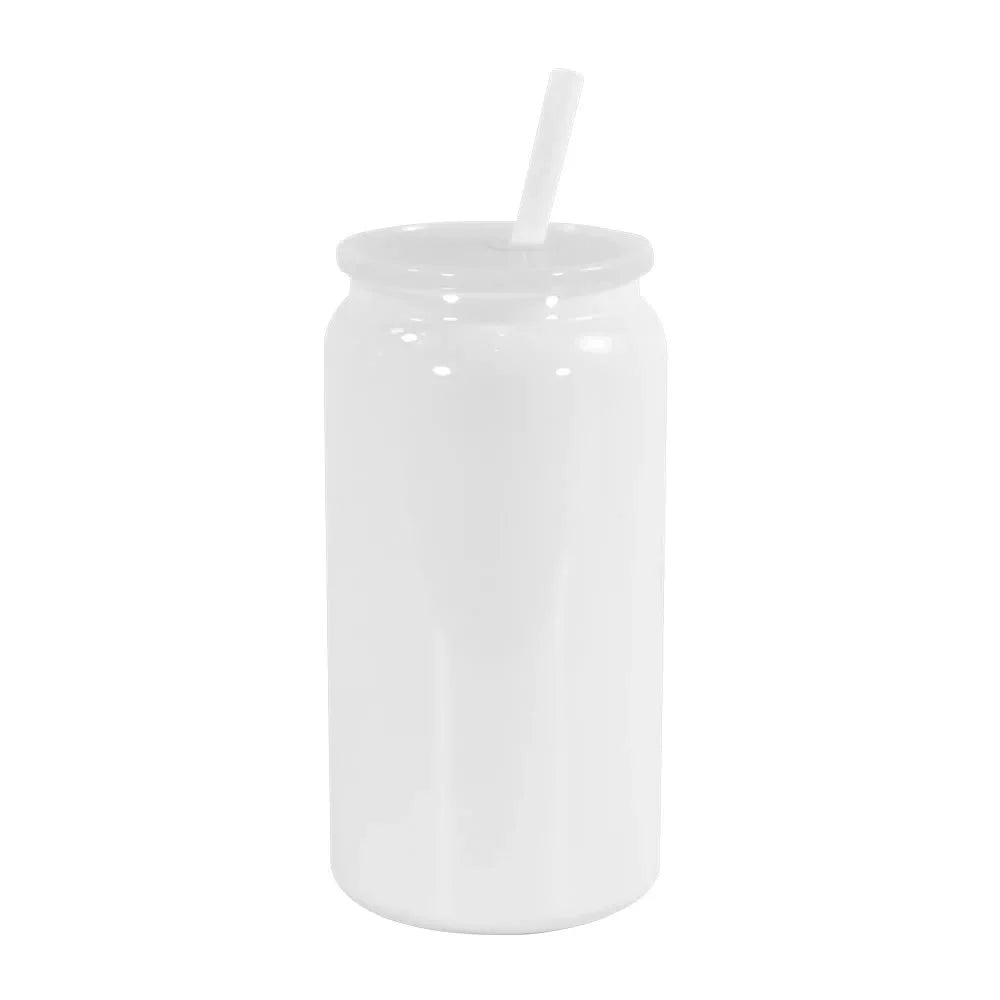 White 16oz 304 Stainless Steel Insulated