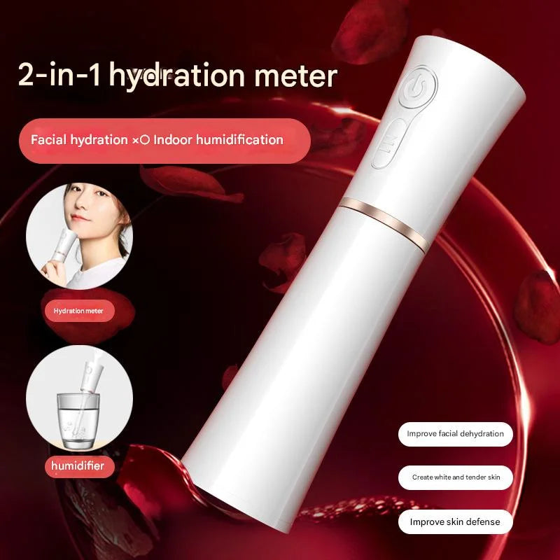 White 2 in 1 Cool Mist Humidifier and Facial Moisturizer