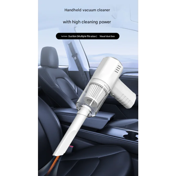 White 2-in-1 Cordless Handheld Vacuum and Air Blower
