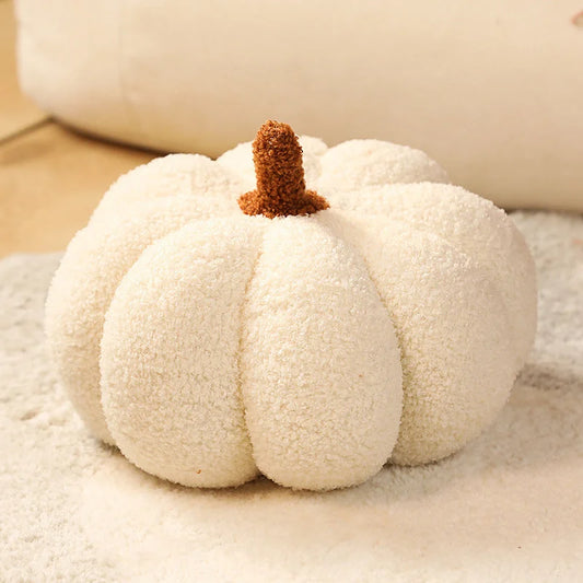 White 2-PCS 30cm Creative Plush Pumpkin Pillow for Sofa