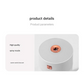 White 300ml USB Air Humidifier - Quiet Mini Humidifier
