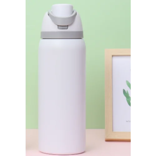 White 32oz 304 Stainless Steel Insulated