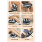 White Advanced 6-Head Percussion Massager with Heat