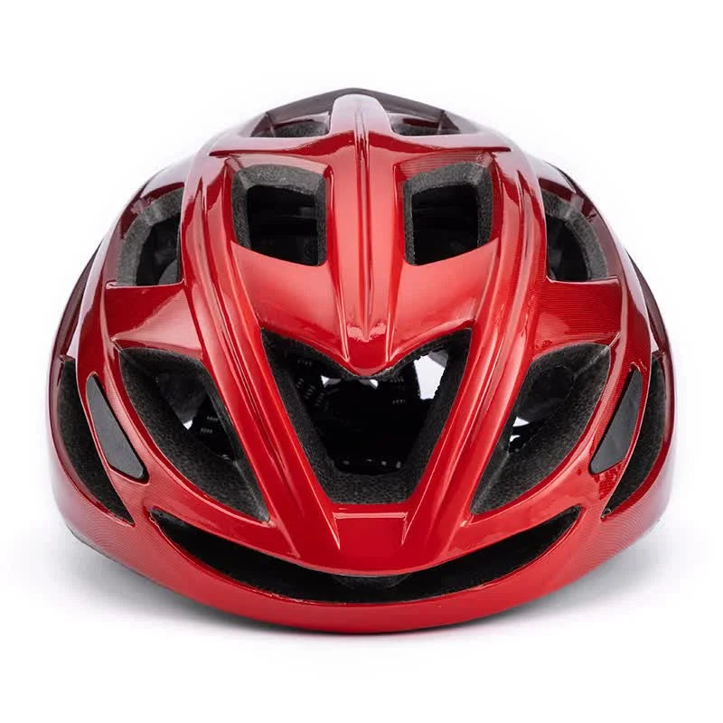 White And Black Gradient Lightweight Adult Bicycle Helmet