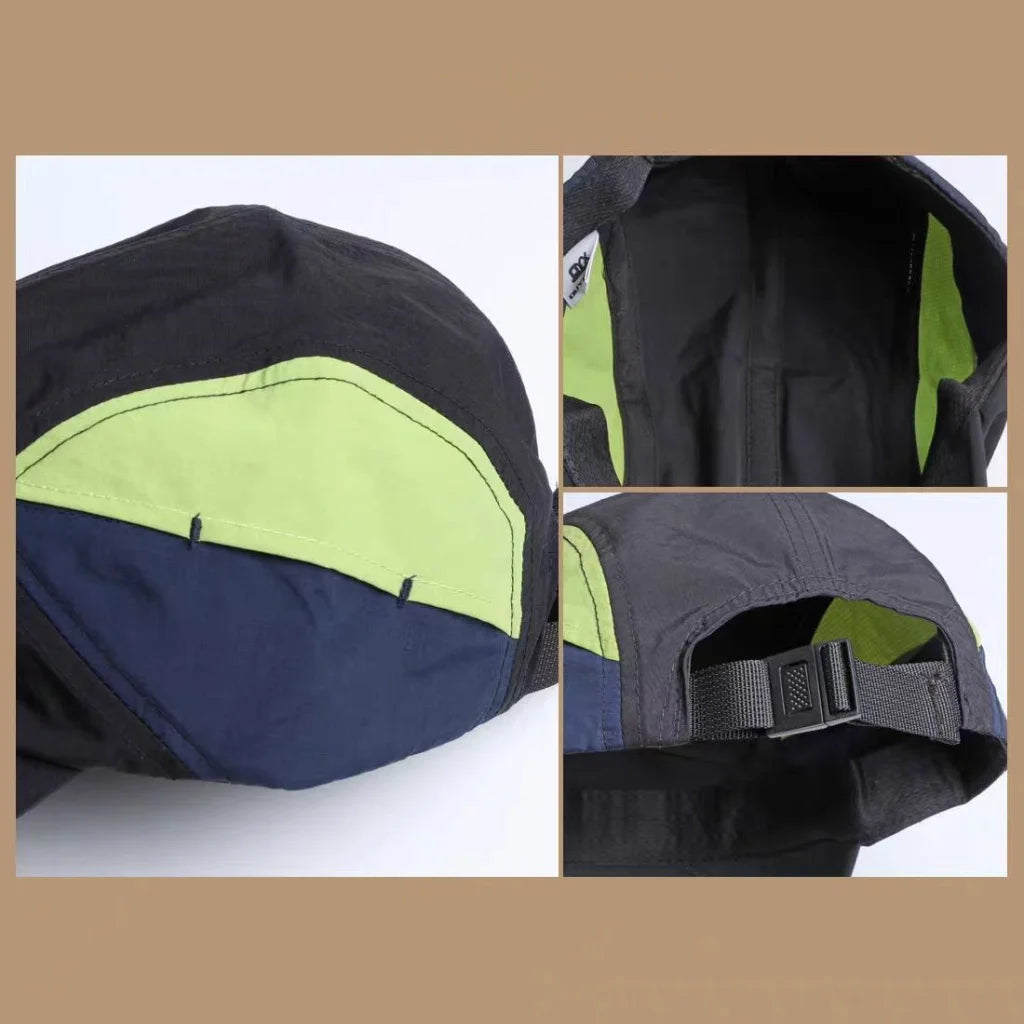 White And Purple Lightweight Sports Baseball Cap