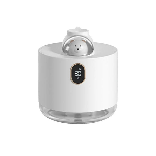 White Astronaut Humidifier with LED Night Light - Whisper